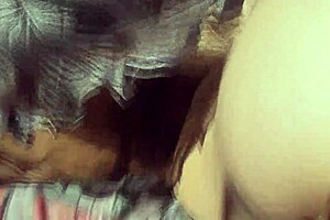 hey, watch this hairy mature flashing her upskirt beaver on the carriage in part 2 😜