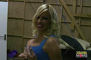 Blonde Milf Comes To Work As Closet Assistant Ends Up Having Group Sex