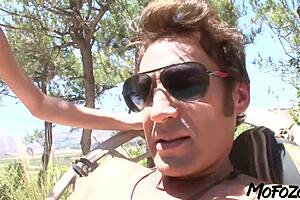 Mofozo com unleashes slim step sister with nice tits craving intense doggystyle pounding from big cock in wet deepthroat action.