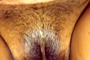 Sexy latina milf shows close up view with cum dripping on her body