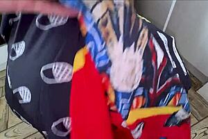 Stepson Sees Stepmom's Big Ass, Thinks She's Stuck, Helps By Fucking Her In The Ass