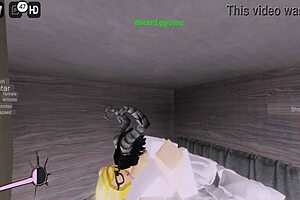 fucked by a devil on roblox 😈 add me if you wanna try it too with my big tits and ass