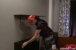 Big Natural Saggy Tits Cougar Gianna Michaels Tricked Big Dick Boy Next Door to Fuck