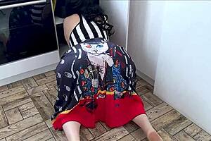 Stepson Sees Stepmom's Big Ass, Thinks She's Stuck, Helps By Fucking Her In The Ass