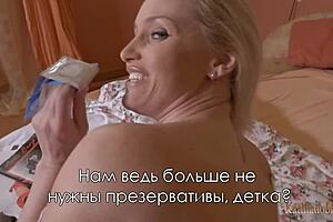 this shemale with small shaved tits gets sexy in solo action, sucking and cumming while begging cum in your mommy in a hot mommy fantasy