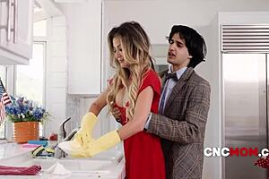 Young husband takes full advantage of his milf wife in a free use scenario