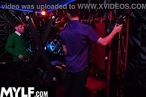 Punishing their stepsons for breaking the vase a lesson in submission and pleasure with bondage