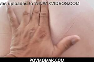 Redhead Busty Milf Stepmom Needs His Strong Cock