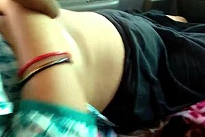 Frustrated Stepmom Fucked Inside Car By Highway