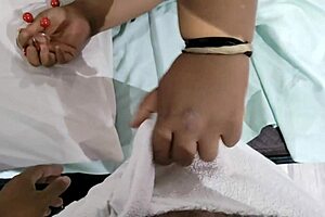 Chubby busty stepmom asks me, her stepson, to fuck her secretly without dad knowing, creampie on big natural tits.