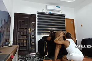 Fat ass ebony milf mara exotic takes bbc in doggystyle hard fuck with deepthroat and face cum