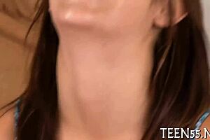 Barely Legal Teens Dive Into Rough Hardcore Fucking With Blowjobs And Cumshots