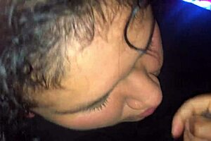 single mom sucks my dick in a taxi cruising lima streets