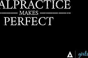 Girlsway doctor vicki chase licks and fingers sinn sage in office. passionate lesbian hospital romance with hairy pussy rimjob.