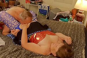 granny americas stick lick & dick patriotic cums & creampie with toys and dildo missionary