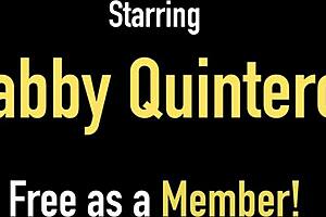 Latina Gabby Quinteros Masturbates Her Nipples and Wet Pussy!