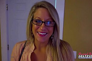 hey, check out this blonde hottie anya fingering her wet shaved pussy and riding a dildo till she cums 😈💦