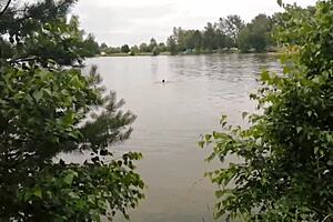 On vacation with stepmom, the brunette amateur compiled homemade outdoor fetish moments in the car.