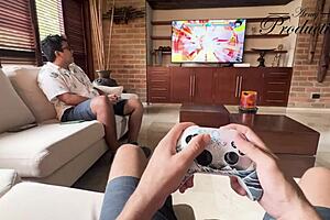 hey, why don't you seduce your foreign friend to fuck that big ass latina without a condom?