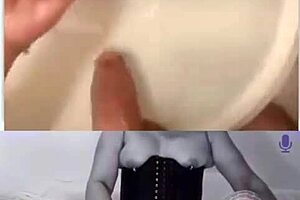 Can you handle this Latina MILF with shaved pussy using toys and heels in webcam session?