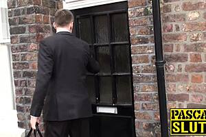 hey that voluptuous sub chick takes ass spanking hard while she fucks wildly