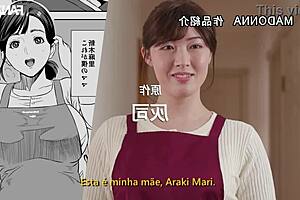 Have you experienced family temptation in this mother edition with Sayuri Hayama and her big tits in Japanese JAV