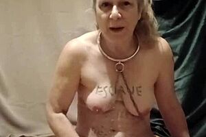 oh man this french slut ties herself up for solo bdsm session with toys and spanking