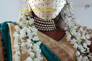 indian beautiful crossdresser model lara dsouza in saree video