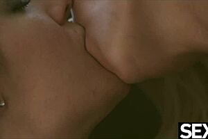 Oh wow, look at these lesbian beauties diving into kinky strap-on sex games with fingering and domination