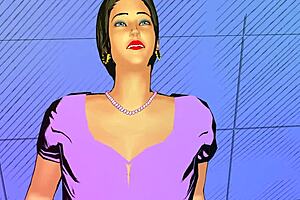 Step-Son Caught Step-Mother Masturbating In The Bathroom With Big Tits And Pussy