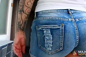 Blonde milf Ryan Conner starts with her twat licked by Rome Major, then gets bent over for deep doggystyle pounding with his big black cock in wet cowgirl riding.