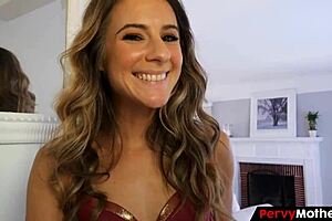 What If Stepmom Invites Stepson Over For Naughty Lingerie Fuck And Deepthroat In Her House