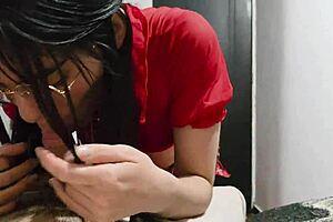 hey boss, why does this hot nalgona in uniform get fucked hard outdoors with big tits riding cowgirl style in public by her muscular daddy?