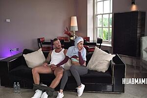 ready to watch this british guy tame a shy, newly divorced muslim woman?