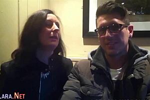 Think this classy British milf in stockings and heels can handle blowing that big cock?