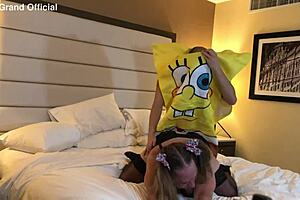 spongebob fucks a hot milf trans woman