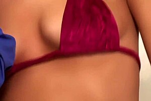 Fucking blonde super milf in stockings and heels on bed