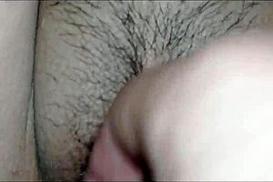 hot stepmom lets her stepson fuck her wet pussy in homemade pov action with cumshot