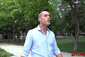 chubby milf, why ride that dildo cowgirl style in the park like an old anal slut?