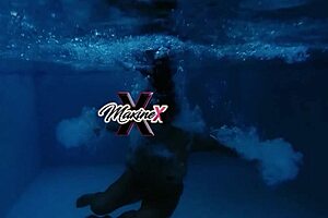 Maxine Spreads Her Legs Wide Showing Big Pussy Lips and Wet Lingerie in Orgasmic Scene