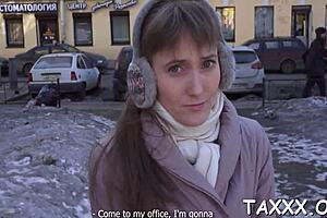 acting turns into reality porn with mature blowjob and hardcore licking in casting interview