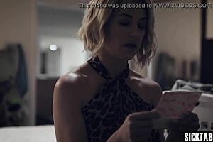 Isn't it wild how this dirty blonde stepmom uses her hands and big tits to help her stepson with his monster cock?