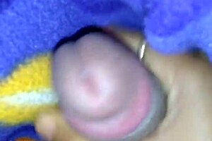 Why Settle For Just Masturbating In Bed When You Can Add A Handjob With That Big Cock?