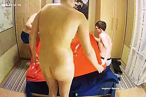 Gorgeous Wife Shares Herself With A Familiar Man In Threesome Fun!