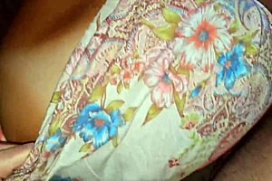 Hey, stepmom got fucked doggystyle through her shorts while barefoot and tanned at home.