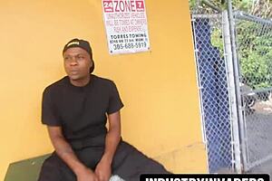 Stacey Saran joins Kit Lee and Kat Lee for a wild FFFM foursome with a stunt dick. 😈 They explore anal fingering and gaping in fishnets on the bed.