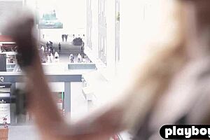 Do you like watching petite all natural Yana West posing hot for Playboy?