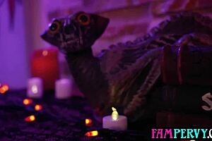 hey naughty blonde milf nurse ellie tay, are you ready to examine your horny stepson's big cock and lick his balls until he cums?