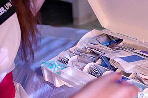 Look at this strange hospital where lesbian nurses whitney wright and casey calvert team up with doctors ryan keely and sarah vandella for pussy licking.