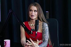 Group compilation of Tati Weg in Bora cast with Bruna Carlos featuring swingers and bdsm on sheer red